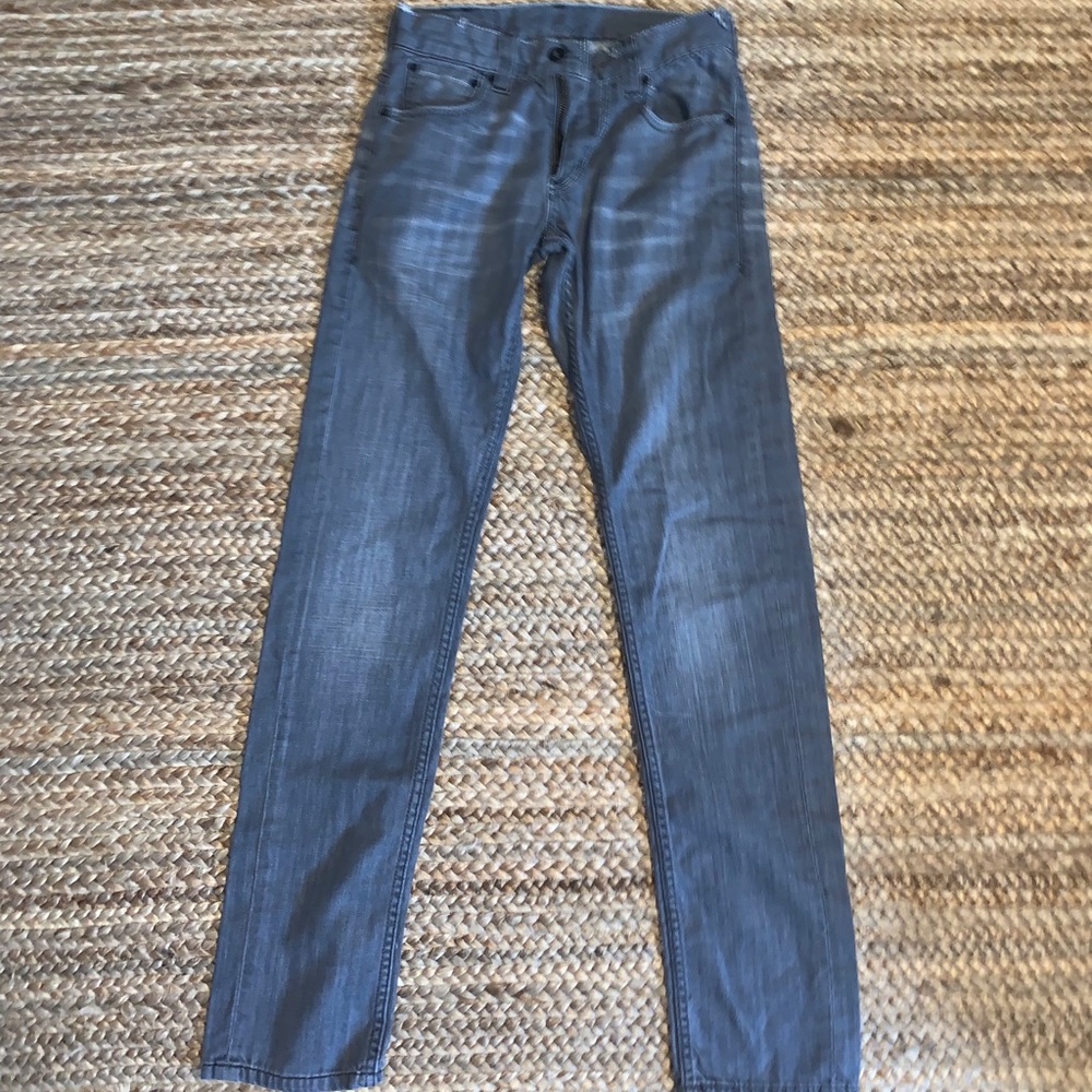 LEVI gray skinny fit jeans (28x32)